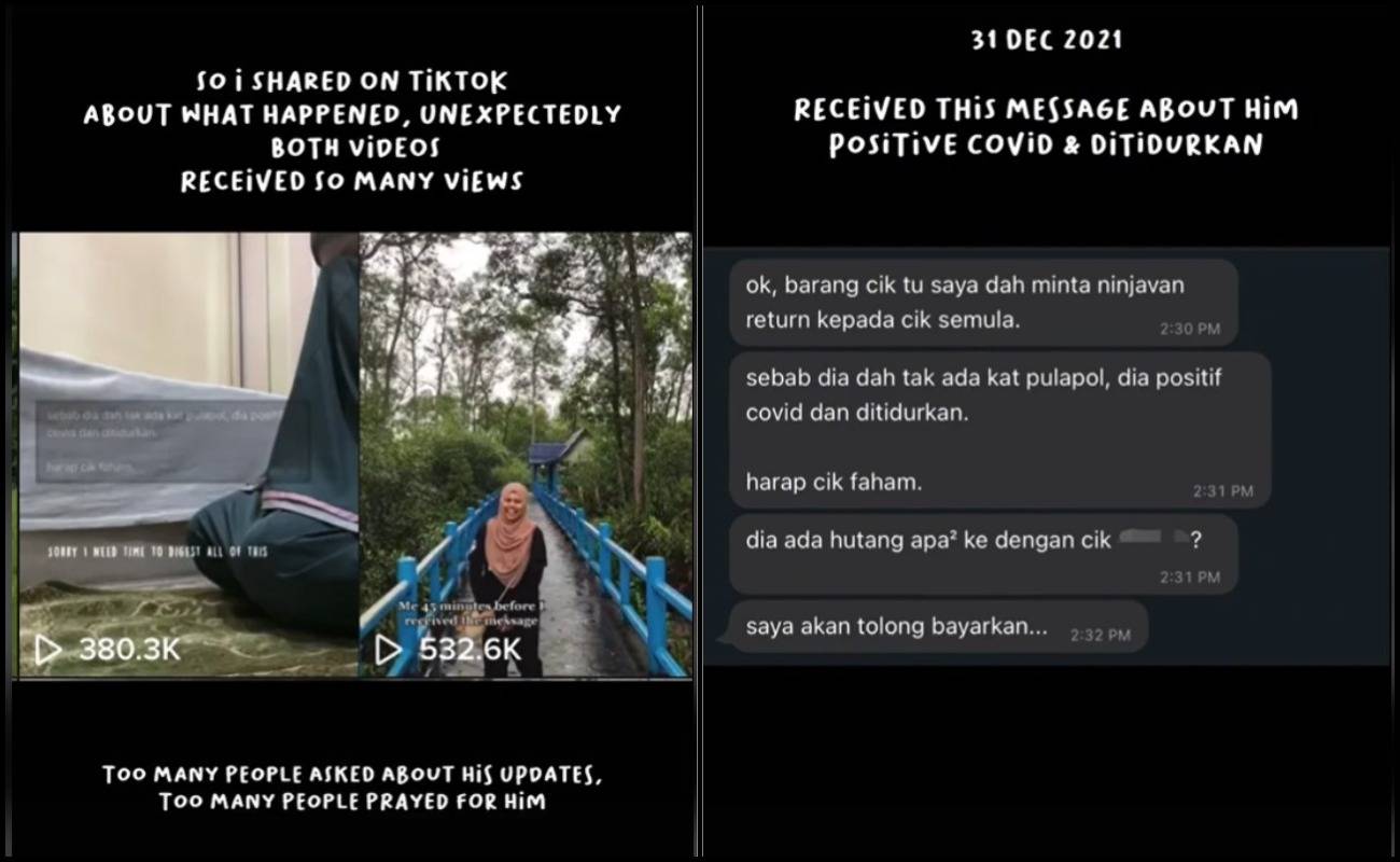 Sanggup Reka Cerita Positif Covid-19 & Ditidurkan, Rupanya Cuma Alasan Untuk Berpisah