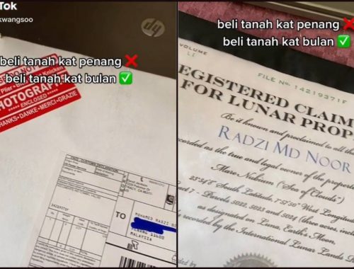 Tiru Tom Cruise & Shah Rukh Khan, Lelaki Berjaya Beli Tanah Di Bulan_