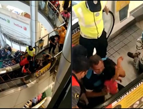 Tragedi Escalator, Ibu Terduduk Lihat Jari Anak Hancur!