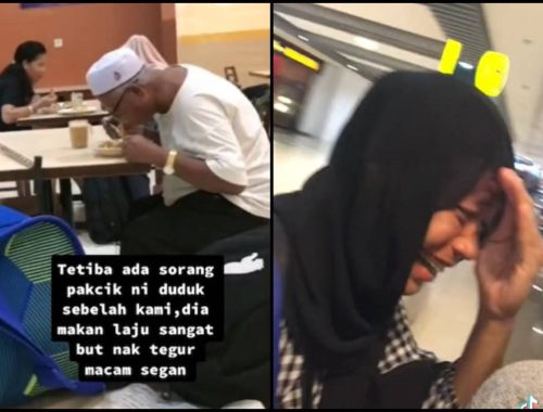 Banjir Air Mata! Netizen Sebak ‘Budi’ Dua Gadis Bantu Pakcik Buntu Cari Pekerjaan