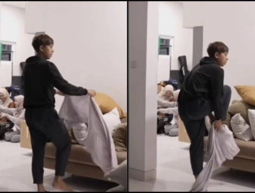 Guna Tudung Untuk Lap Kaki, Netizen Sifatkan YouTuber Sudah Melampau!