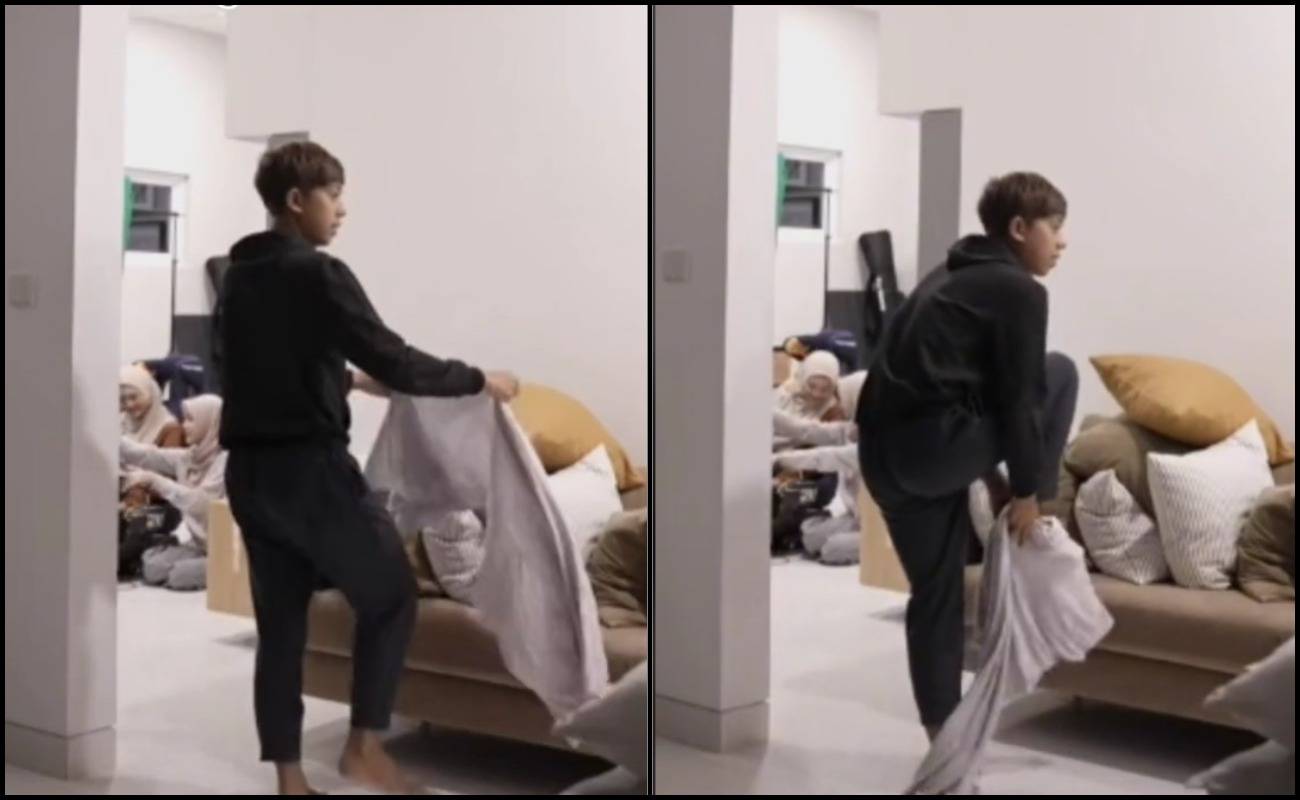 Guna Tudung Untuk Lap Kaki, Netizen Sifatkan YouTuber Sudah Melampau!