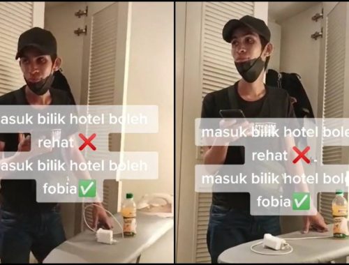 Wanita Cemas Temui Lelaki Misteri Menyorok Dalam Almari Pakaian Bilik Hotel!