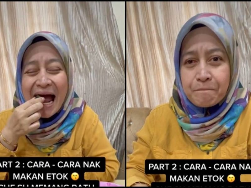 “Apa Dia Kekoh Sampai Hancur_” Wanita Nak ‘Upah’ 5 Plastik Untuk Ajar Makan Etok