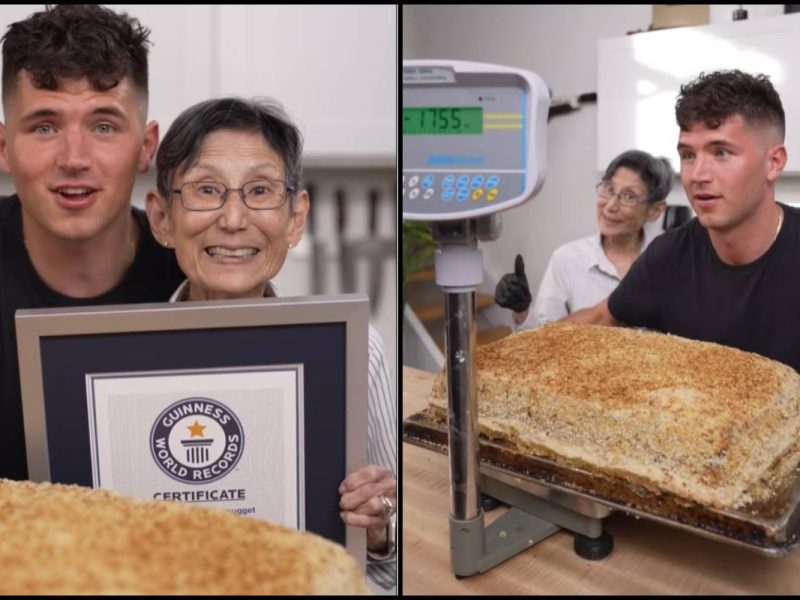 Duo Chef Popular Hasilkan Nuget Ayam Terbesar Dunia Seberat 20.96 KG!