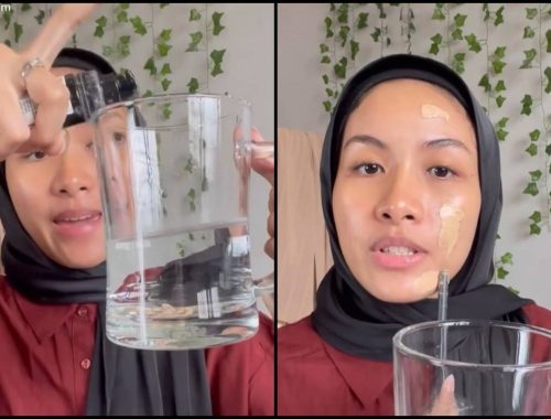 Hack Mekap Scam_ Wanita Uji Pada Muka Sendiri, Lihat Sendiri Hasilnya!