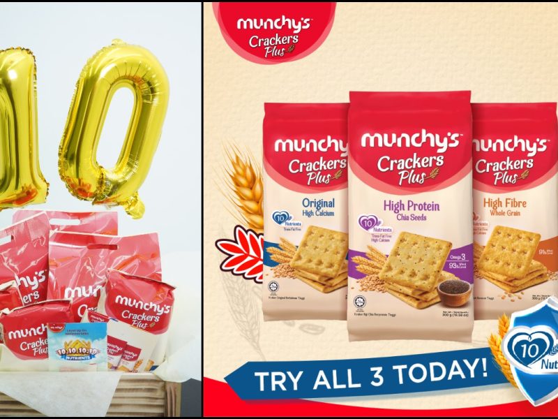 Snek Munchy’s Crackers Plus ‘Jalan Pintas’ Untuk Lebih Sihat! (2)