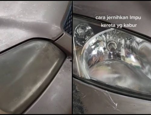 Wow, Macam Magik! Modal RM10 Untuk Jernihkan Lampu Kereta Yang Kabur