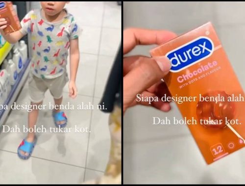 Anak Minta Beli ‘Lolipop Coklat’ Rupanya Kotak Kondom