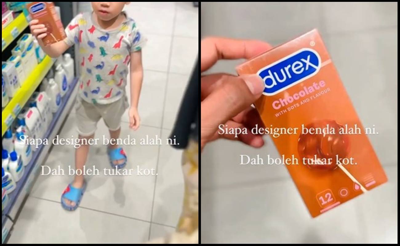 Anak Minta Beli ‘Lolipop Coklat’ Rupanya Kotak Kondom
