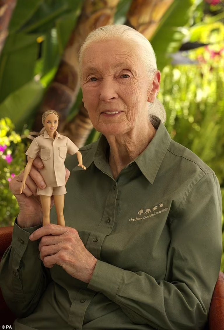 Barbie has unveiled a new Dr Jane Goodall doll
