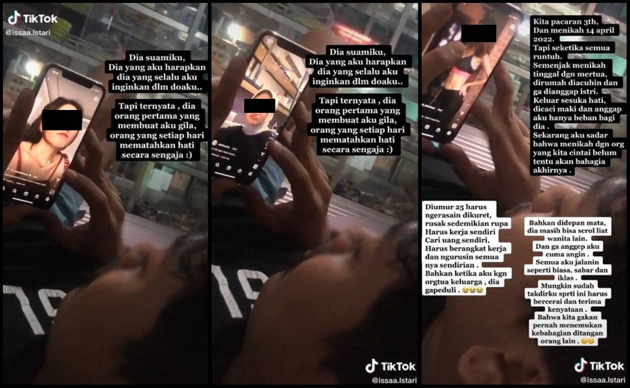 Baru Kahwin 3 Bulan, Isteri Luah Rasa Kecewa Suami Suka Tengok Gadis Lain Di TikTok