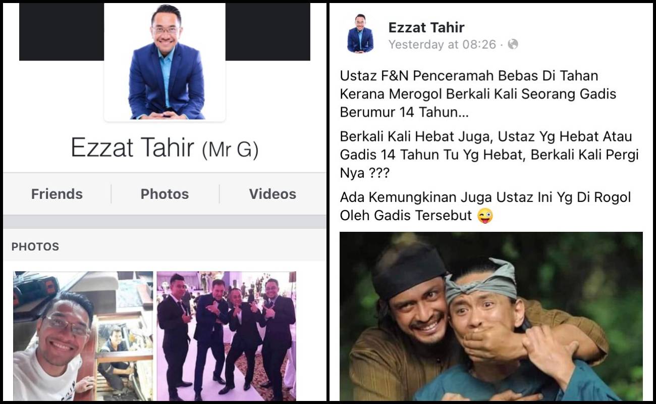 Lelaki ‘Bergurau’ Isu Pendakwah Rogol Remaja, Teruk Dihentam Netizen