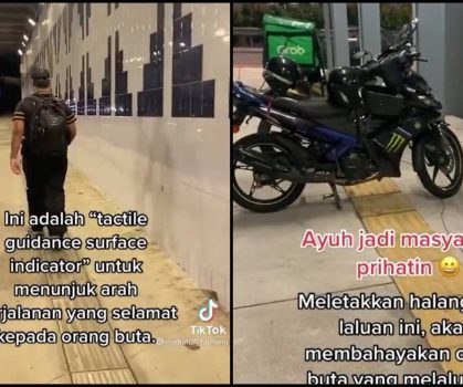 “Ohhhh Baru Tahu”, Rupanya Ramai Sedar Fungsi ‘Tactile’ Penunjuk Perjalanan Selamat Untuk Orang Buta