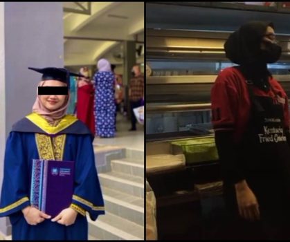 “Yang Penting Kerja Halal, Duit Masuk” Gadis Tak Kisah Kerja KFC Walaupun Ada Degree