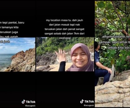 Bersiar-Siar Di Pantai Seorang Diri, Gadis Cuak Tiba-Tiba Tak Jumpa Jalan Keluar!