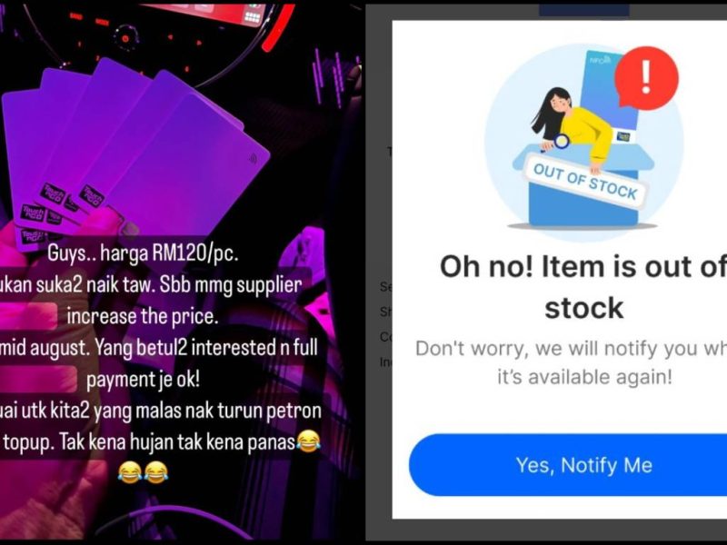 Kad TnG Versi Baharu Dijual Semula Dengan Harga RM120 Sekeping, Geng Malas Topup Manual Jadi Sasaran!