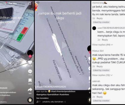 “Menteri Pendidikan Buat Apa Dekat Ibu Saya?” Perkongsian Anak Cikgu Tentang ‘Sengsara’ Ibu Undang Perhatian Netizen