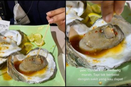 Wanita Tularkan Kedai Jual Tiram Besar RM6, Tak Sangka Ini Balasan Dia Dapat!