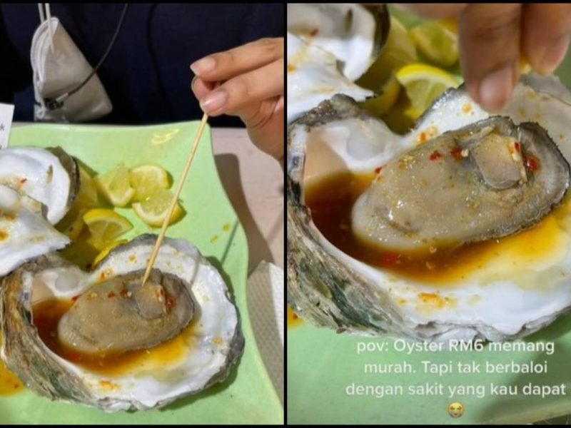 Wanita Tularkan Kedai Jual Tiram Besar RM6, Tak Sangka Ini Balasan Dia Dapat!