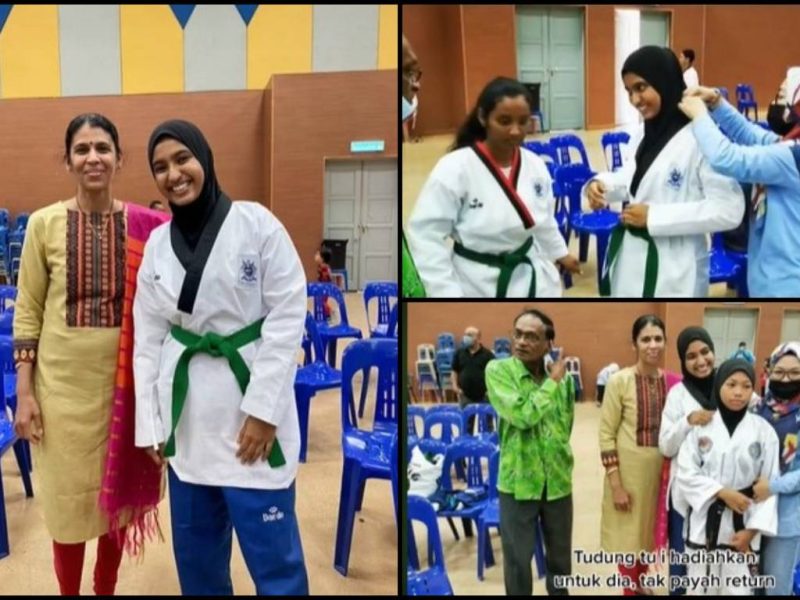Cantik Sangat! Peserta Taekwondo Dari India Tiba-Tiba Minta Nak Bertudung, Tindakan Wanita Ini Buat Ramai Terharu