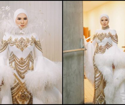 Bawa Pelepah Ostrich Di AIM23, Busana Aina Abdul Raih Pujian Warganet!