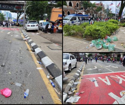 Kecewa Lihat Timbunan Sampah Sarap Selepas Perarakan Merdeka, Ramai Belum ‘Merdeka’