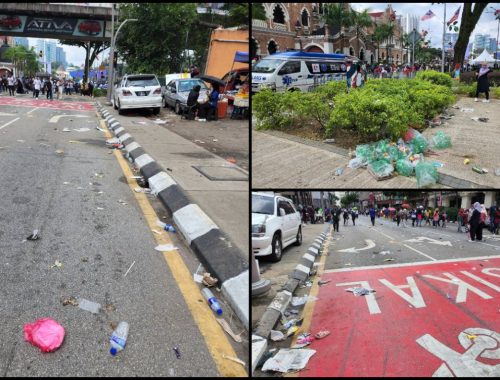 Kecewa Lihat Timbunan Sampah Sarap Selepas Perarakan Merdeka, Ramai Belum ‘Merdeka’